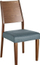 Set karrigesh ngrënie Beliani Elmira, dru rubberwood, ulëse e tapicuar, gri