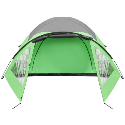 Çadër kampingu Enero Camp Comfort, për 4 veta, 330x250x105 cm, jeshile
