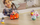 Lodër makinë Peppa Pig Weebles Push Along, me gocën që lëkundet, plastike, e kuqe