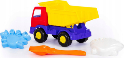 Set lodrash plazhi Pokusa Mirage Truck, 4 pjesë, kamion me benë, shumëngjyrësh