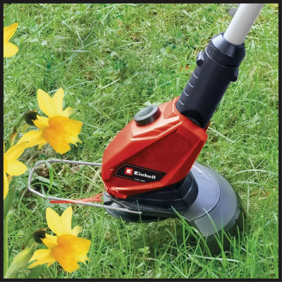 Trimer bari Einhell GE-CT 18 Li, 18V, pa kabllo, me bateri dhe karikues
