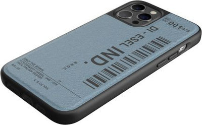 Mbrojtëse telefoni Diesel Moulded Case Denim FW20, për iPhone 11 Pro Max, denim, blu e zezë