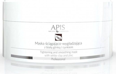 Maskë fytyre Apis Professional Tightening Smoothing, me baltë të bardhë dhe zink, 200ml