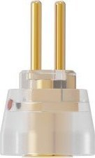 Adapter kufjesh FiiO LC-78A, MMCX femër në 0.78mm 2-pin mashkull, transparent