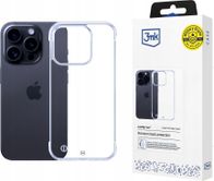 Mbulesë mbrojtëse 3mk Just20g për Apple iPhone 16 Pro, transparente, polikarbonat, ultra e lehtë