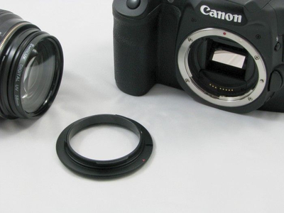 Adapter makro JJC TYP 11 për Canon, 52mm, alumini, i zi