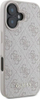 Mbrojtëse telefoni Guess 4G Classic Rowe për iPhone 16 Plus 6.7", eco-leather, bezhë