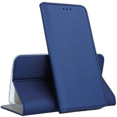 Futrollë Mocco Smart Magnet Book për Samsung Galaxy A72 5G, lëkurë eko, me magnet, blu