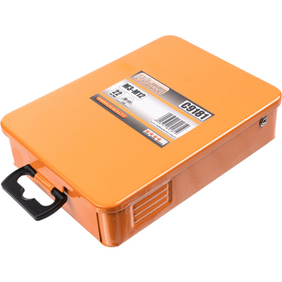 Set çepinash Yato C9187, M3-M12, 22 pjesë, portokalli
