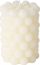 Qiri dekorativ Boltze Bubble, 10x7cm, dyll krem, i bardhë