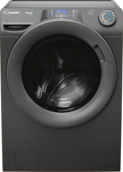 Lavatriçe Candy Rapido Pro RP4 476BWMRR/1 S, 7kg, 1400rpm, antracit