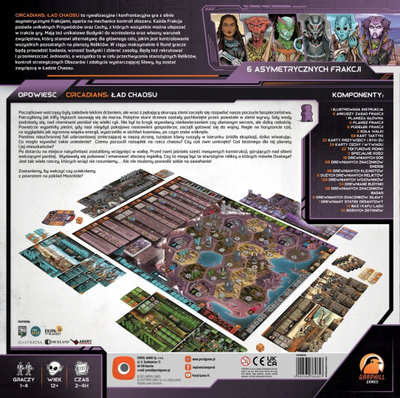Lojë tavoline Portal Games Circadians Order of Chaos, strategjike, sci fi