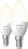 Llamba smart Philips Hue B39, set 2 copë, E14, 5.5W 470lm, dritë e ngrohtë