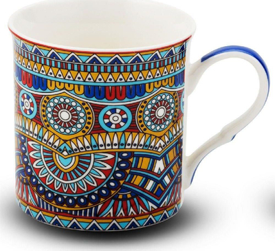 Set filxhanësh NAVA Colorful Mugs, 4 copa, porcelani 330 ml, shumëngjyrësh