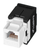 Modul keystone Lanberg KSU5-2000, RJ45 Cat.5e UTP, pa vegla, i bardhë