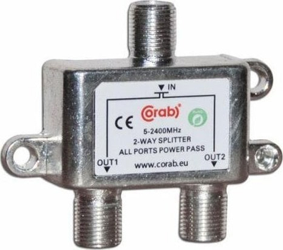 Splitter SAT Unicable 2x, 5 2450 MHz, 1 në 2 dalje