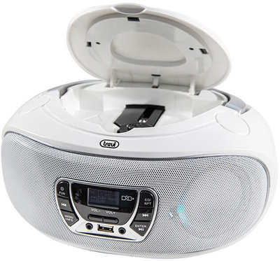 Radio portative Trevi CMP 583 DAB, CD/MP3, e bardhë