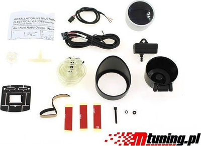 Manometër vakumi Depo Dual Gauge 52mm, elektronik, me disk të zi