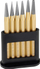 Set daltash të holla Rennsteig 424 120 0, 6 copë, me mbajtëse plastike