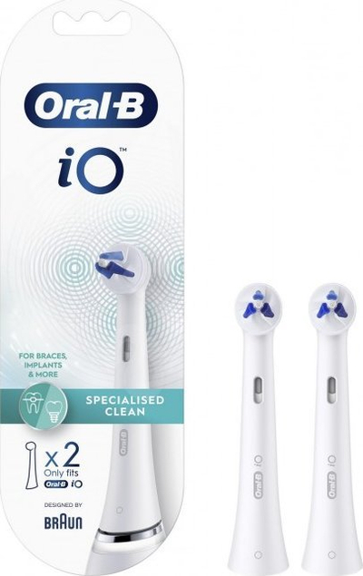 Kokë furçe dhëmbësh Oral-B iO Specialised Clean EB2, komplet 2 copë, e bardhë