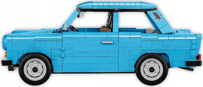 Set ndërtimi Cobi Youngtimer Trabant 601 S, 1420 copa, shkallë 1:12, blu