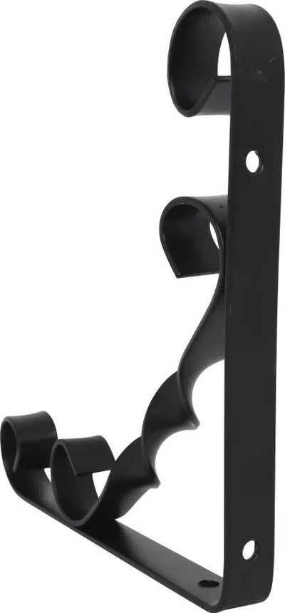Mbajtëse rafti Home>it Deco Shelf Hook, 100x100mm, çelik, e zezë
