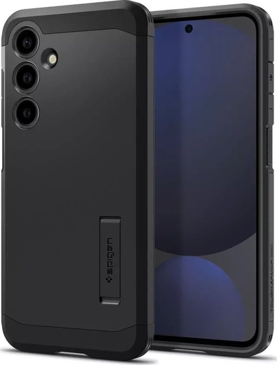 Futeri telefoni Spigen Tough Armor Mag për Samsung S24 FE, MagSafe, e zezë