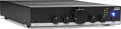 Amplifikator zani Audac COM104, 40W, linjë 100V, i zi