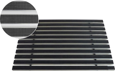 Tapet për te dera ACO Self Vario, 750x500x20mm, gome, i zi