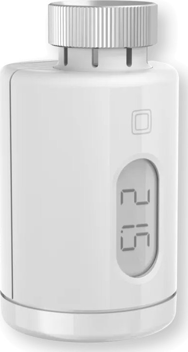 Termostat radiatorësh wireless Homematic IP HmIP eTRV 3, ekran E paper, kontroll me aplikacion, i bardhë