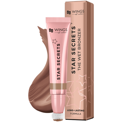 Bronzer AA Wings of Color Star Secrets The Wet, 01 Light Bronze, 13ml