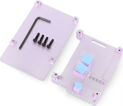 Kuti alumini OdSeven për Raspberry Pi 4B ODS-15889, ftohje pasive, lejla