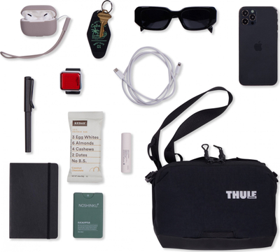 Торба crossbody Thule Paramount 2L, најлон 420D, отпорна на вода, црна