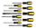 Set kaçavidash Topex 39D930, 9 pjesë, majë magnetike, zi verdhë