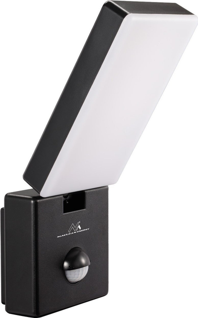 Llambë murale LED Maclean MCE516B, 10W, sensor lëvizjeje, e bardhë