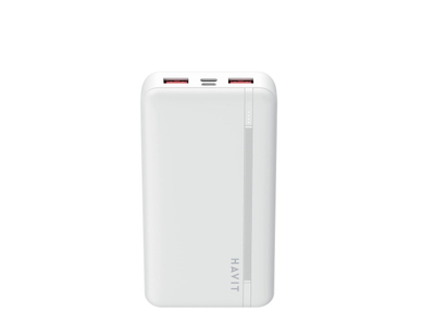 Power bank Havit PB92, 20000mAh, karikim i shpejtë, i bardhë