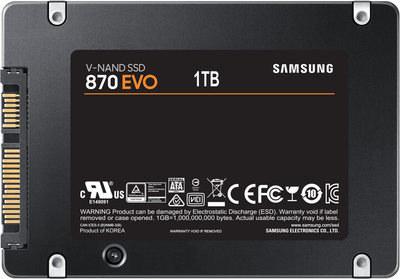 Disk i brendshëm SSD Samsung 870 EVO, 2.5\" - 1TB