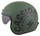 Helmetë moto Cassida Oxygen 2.0 Gear, e hapur, vizor dielli, jeshile mat e zezë