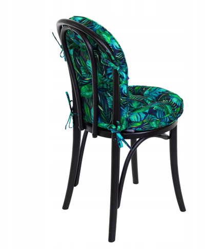 Jastëk karrige Bertoni Pillow Vigo, për kopsht, motiv gjethe blu jeshile