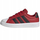 Atlete fëmijësh Adidas Streettalk, shell toe, shollë gome, të kuqe e zeza