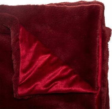 Batanije Furry Blanket Burgundy, 125 x 150 cm, poliester, ngjyrë bordo