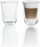 Set gotash DeLonghi, 220 ml, 2 copë, transparente