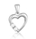 Pendant për qafore JVD, Argjendtë/Transparent