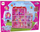 Shpi kukullash LeanToys Fashion Villa, 3 kate, 156 pjesë, rozë