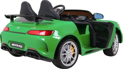 Електричен автомобил за деца Мерцедес Бенз AMG GT R, 4x4, 2 седишта, зелена со сјај