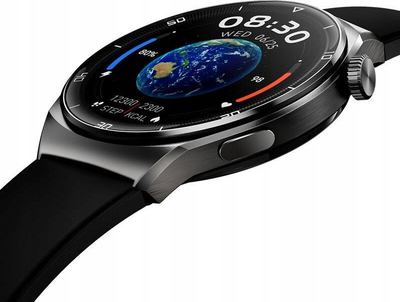 Ora inteligjente QCY Watch GT2, ekran 1.43" AMOLED, IPX7, e zezë