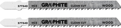 Teh sharrë elektrike Graphite GTX, 10 TPI, set me 2 copë, prerje e pastër
