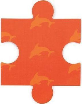 Puzzle kartoni Scratch Pelican Junior, 24 copa, 50 x 37 cm, portokalli me shumë ngjyra