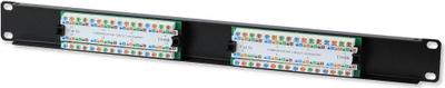 Patch panel rrjeti Techly 19", 16 porta UTP, Cat.5E, i zi