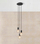 Llambadar tavani Markslojd Cielo 108733, 3 llampa, metal, i zi